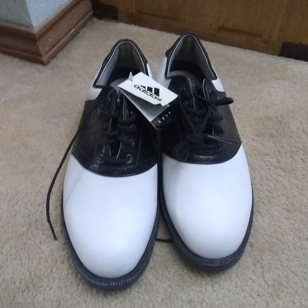 NWT Men's Adidas Saddle Comp Golf Shoes